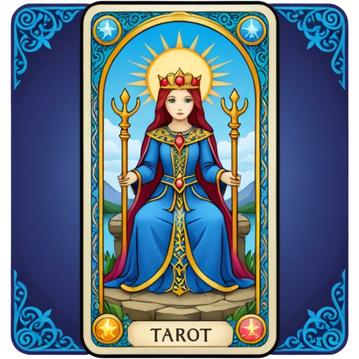 Карта таро emoji