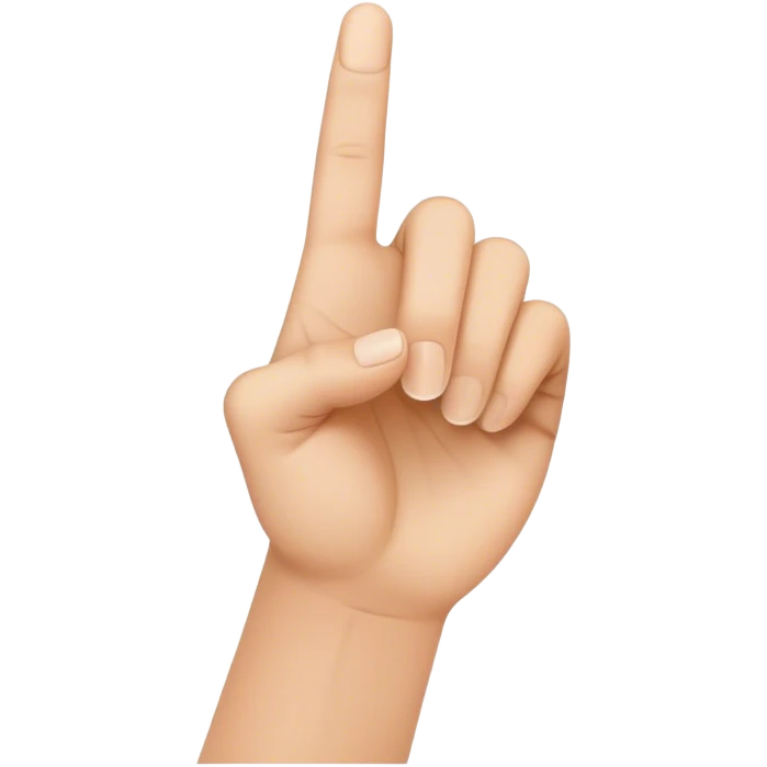 Open hand with the little finger down emoji