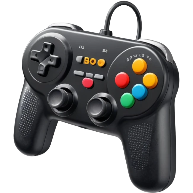 80s vintage gaming joystick controller emoji
