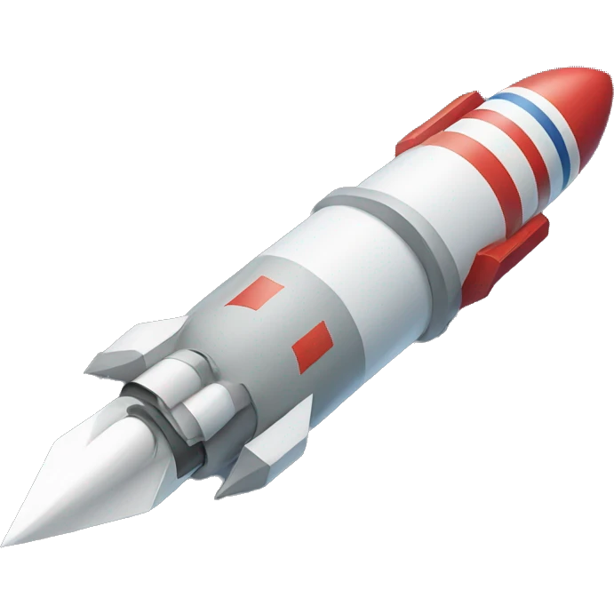 missile isometric emoji