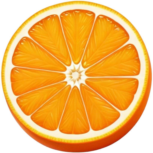 Slice of orange  emoji