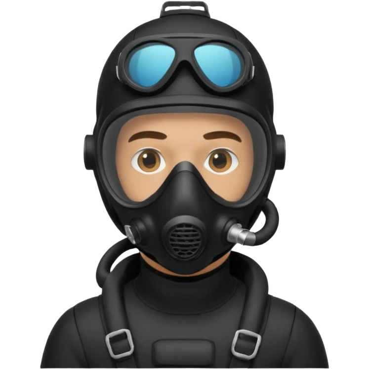 Male 38 short beard, moroccan, scuba diving emoji