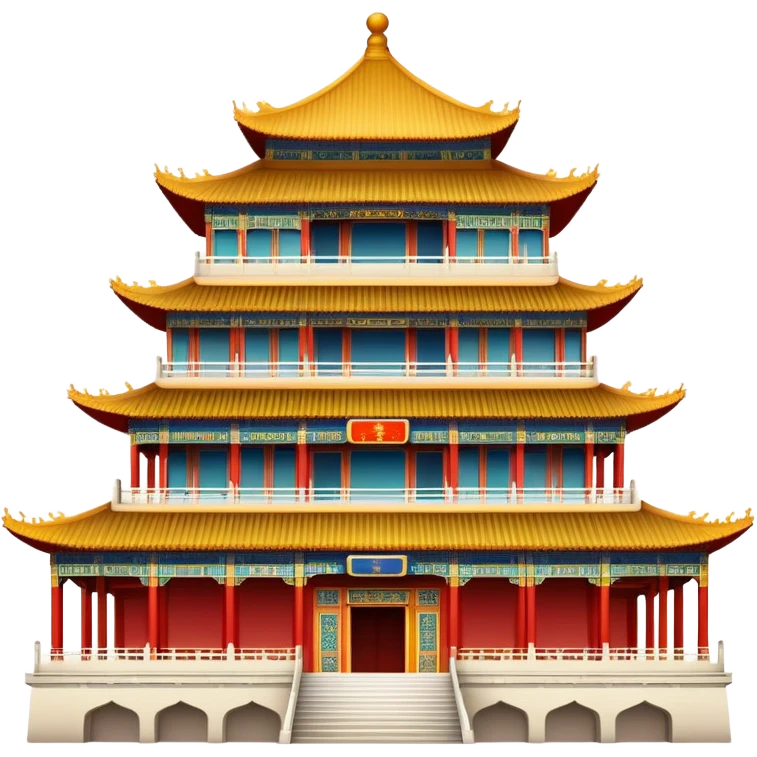 Chinese palace building structure emoji