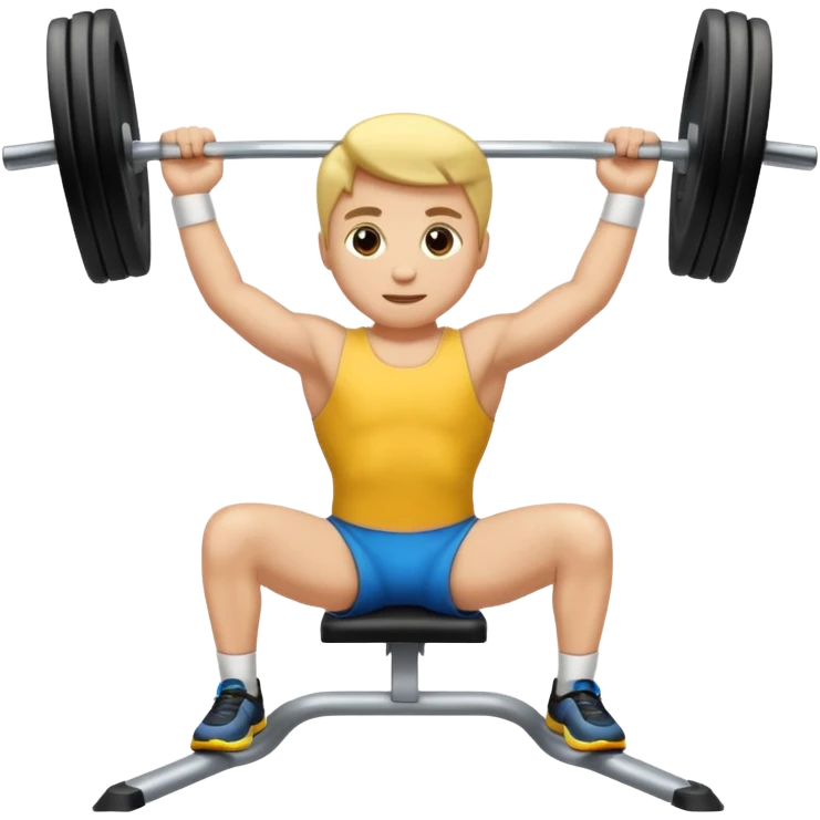 Mancuerna de gimnasio vista desde el ángulo derecho  emoji