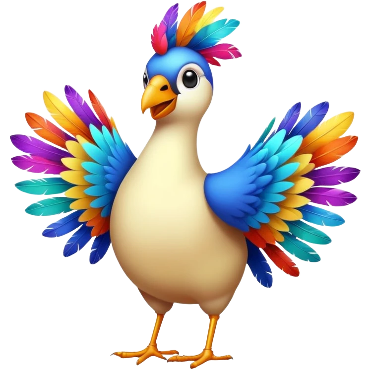 Bird doing a dance emoji