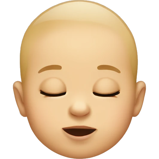 Baby sleeping  emoji