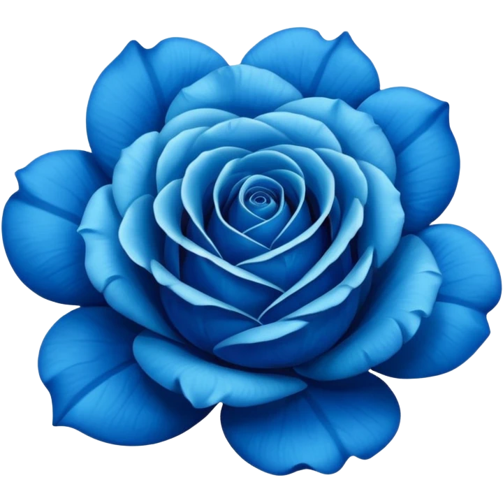 blue rose emoji