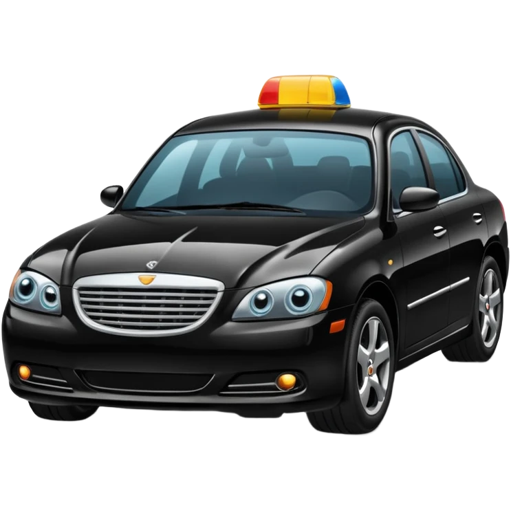 massive black car emoji