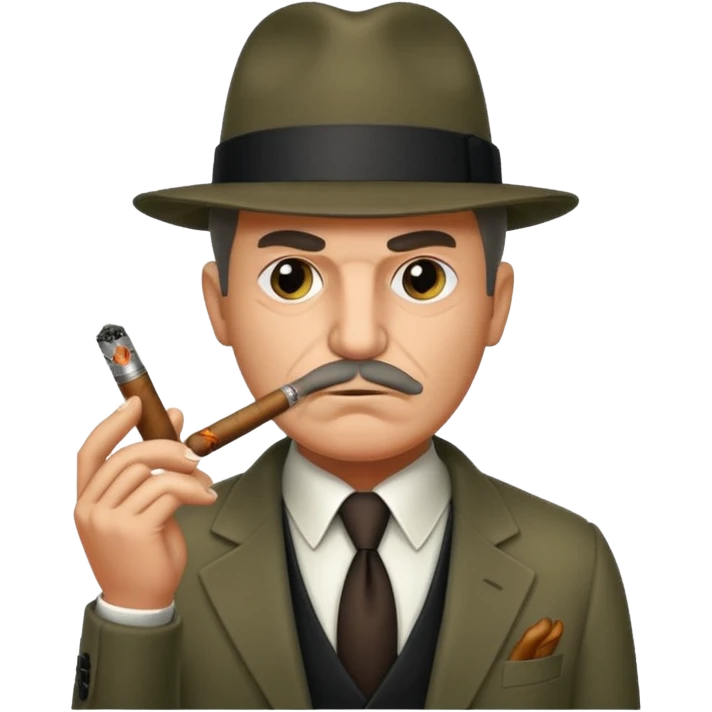 mafia boss cigar emoji