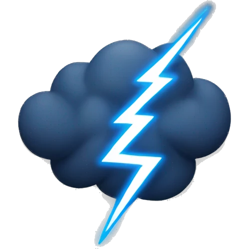 lightning emoji