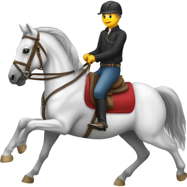   horse riding horse emoji