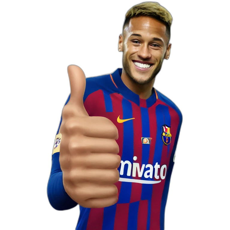 Thumbs up neymar emoji