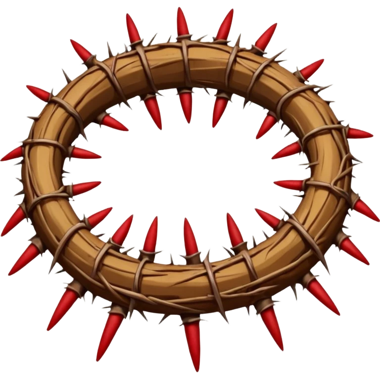 jesus's crown of thorns  emoji