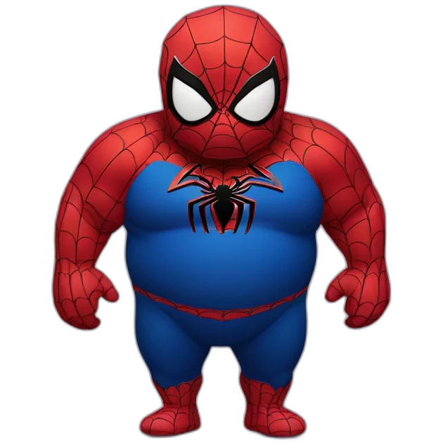 Fat spiderman emoji