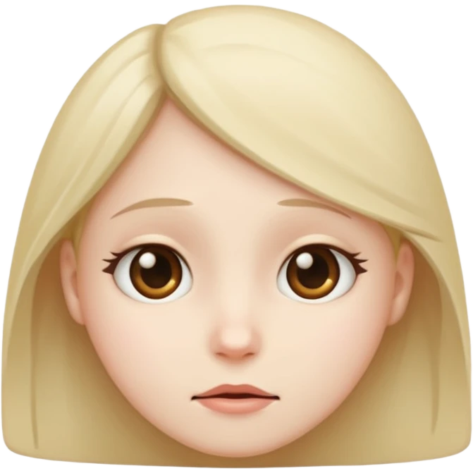 Shy face emoji