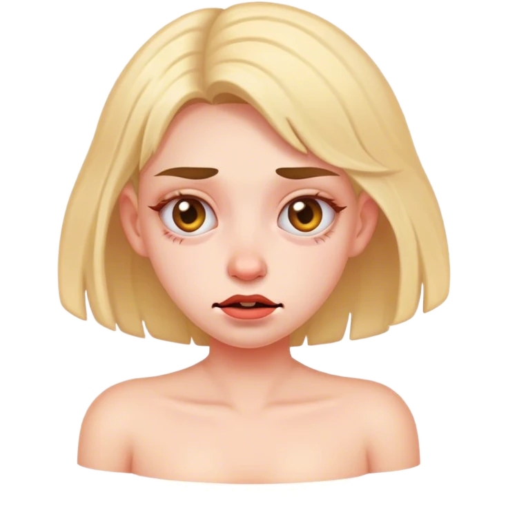 ugly girl emoji