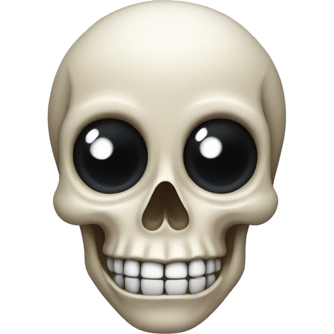 Skull with eyes popping out emoji