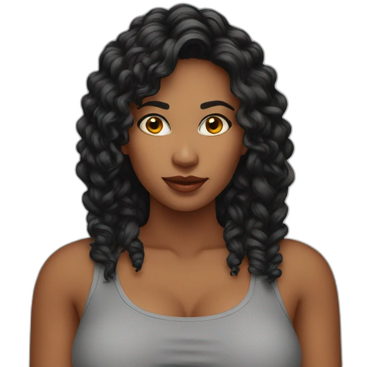 Woman big tits emoji