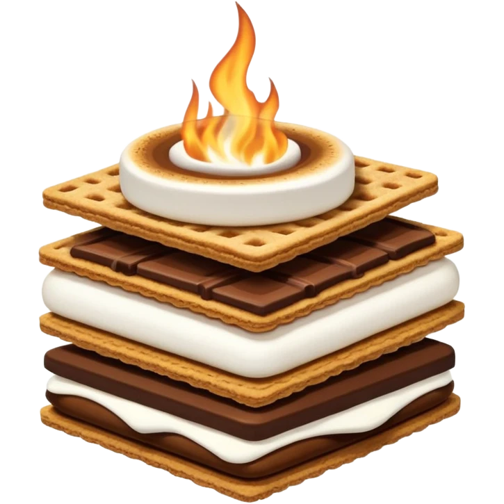 coffee with a smore next to it emoji