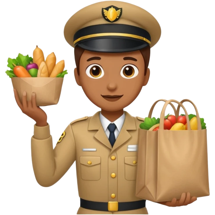 Food delivery emoji