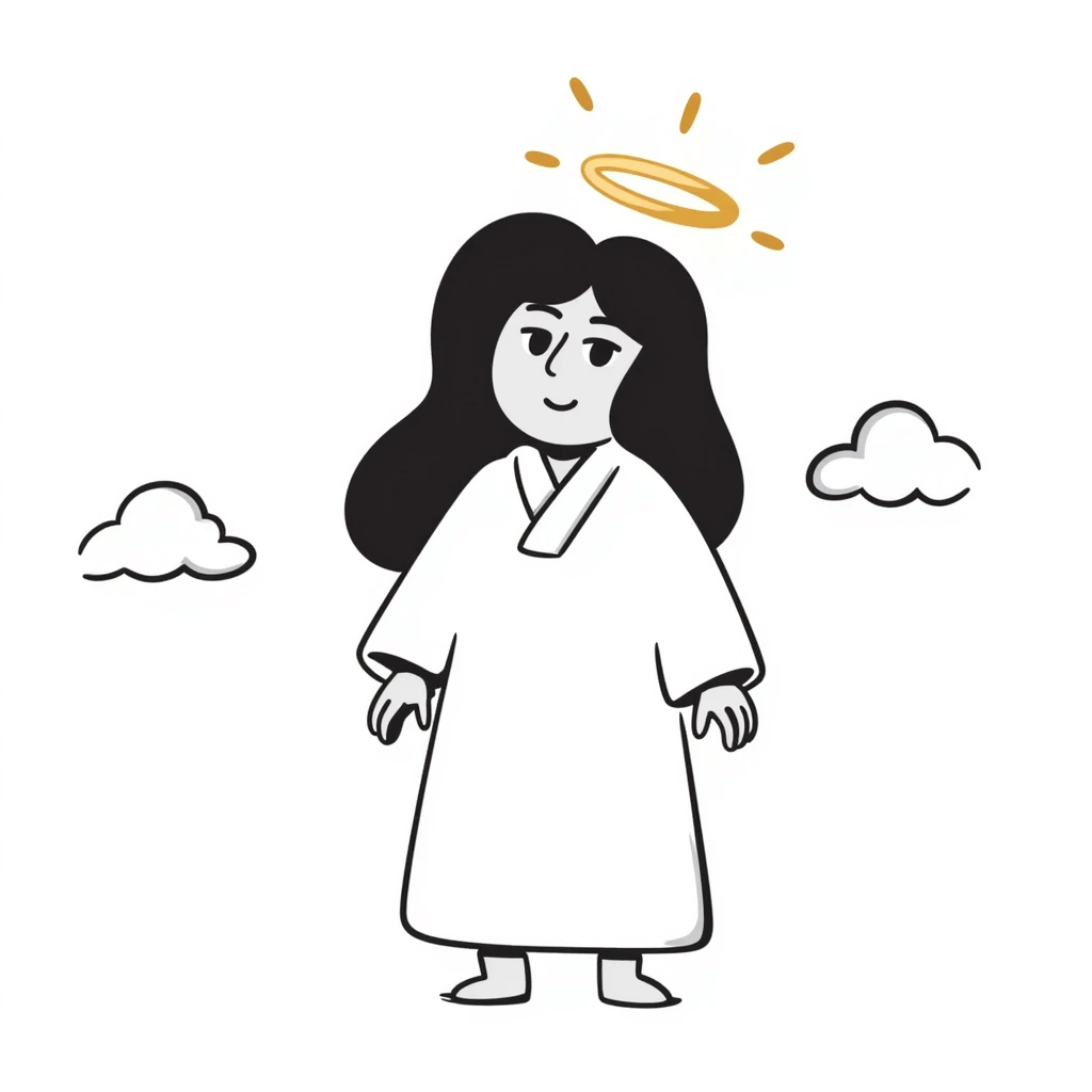 Roblox character in heaven emoji