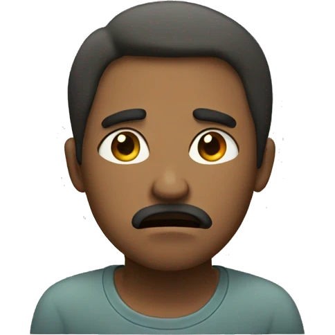 Annoyed side eye emoji