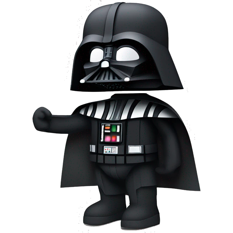 papercraft, darth Vader’s step van emoji