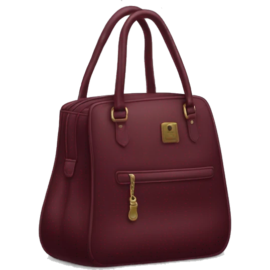 maroon louis vioutton bag emoji