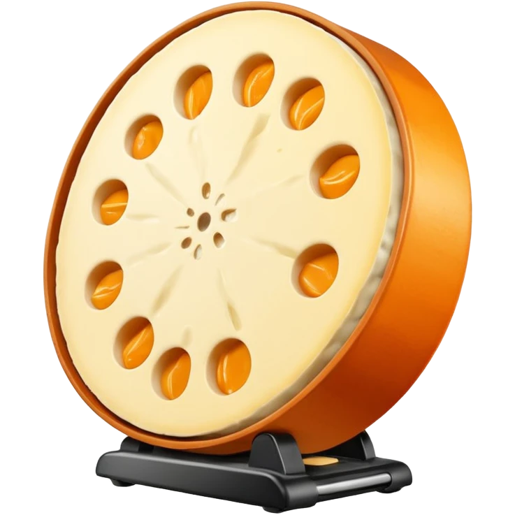 Four à raclette aoc valais demi-meule de fromage emoji