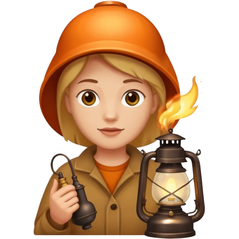 holding gas lamp emoji