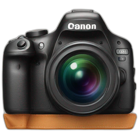 Appareil photo canon emoji