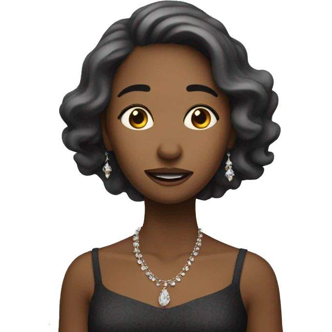 lady dancing with tears streaming emoji