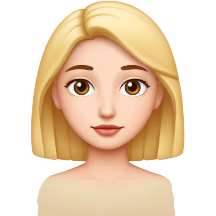 Soft kız emoji