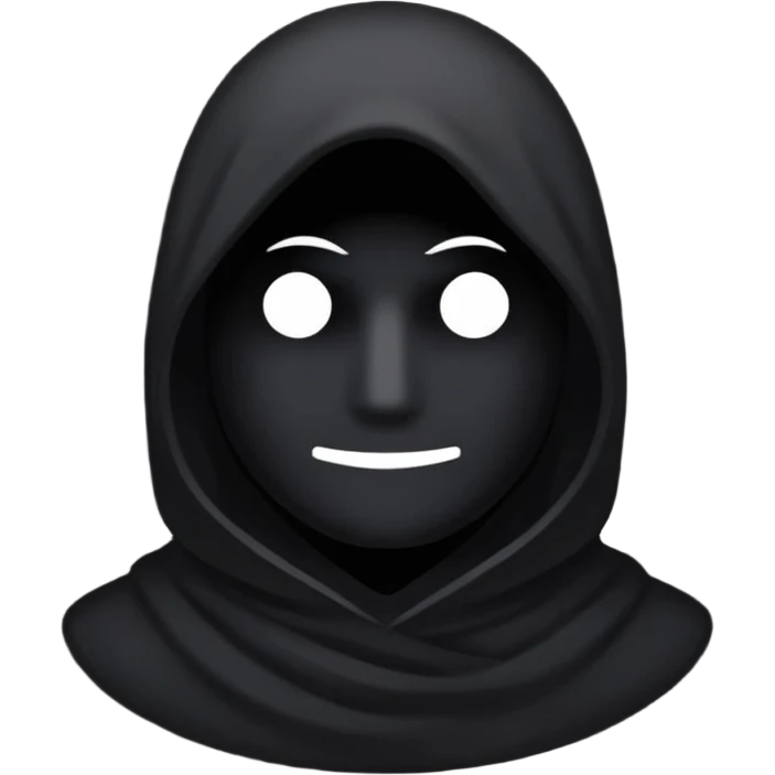 shadow with no face but only a sillhouette  emoji
