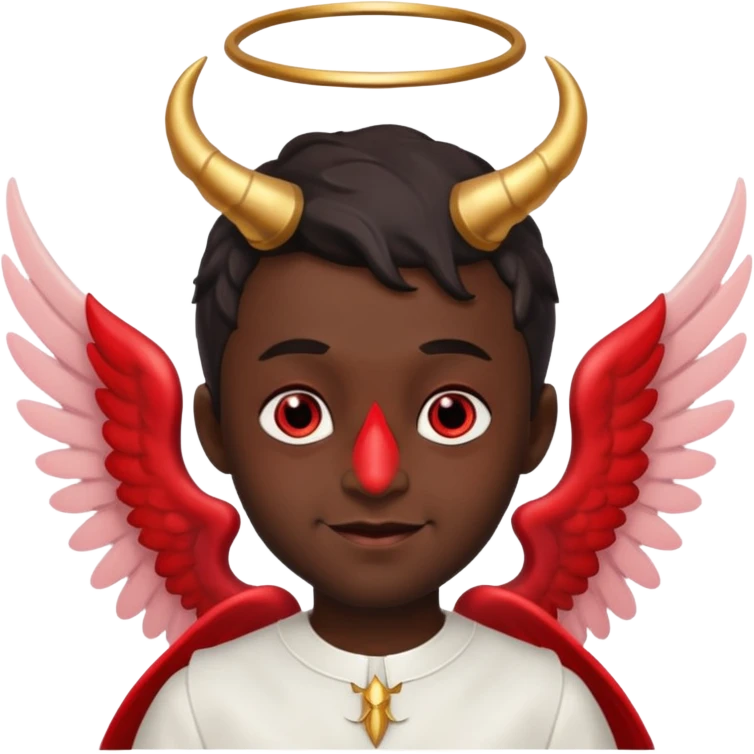 Ange diabolique homme emoji
