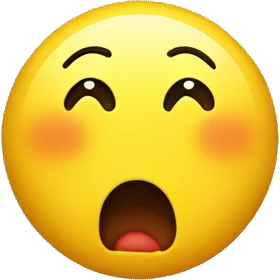 Surprised yellow emoji emoji
