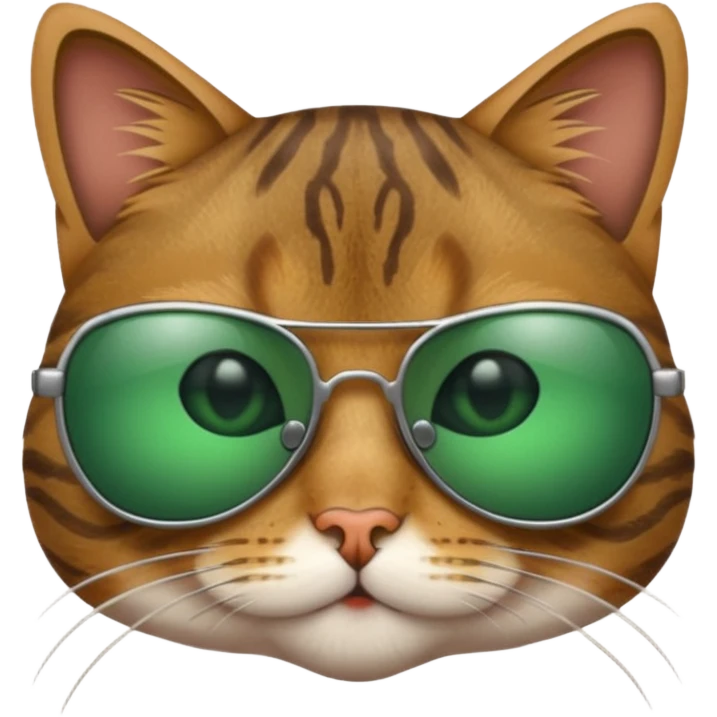 Cat wearing sunglasses emoji