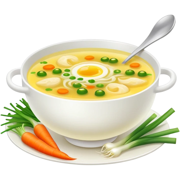Egg flower soup  emoji