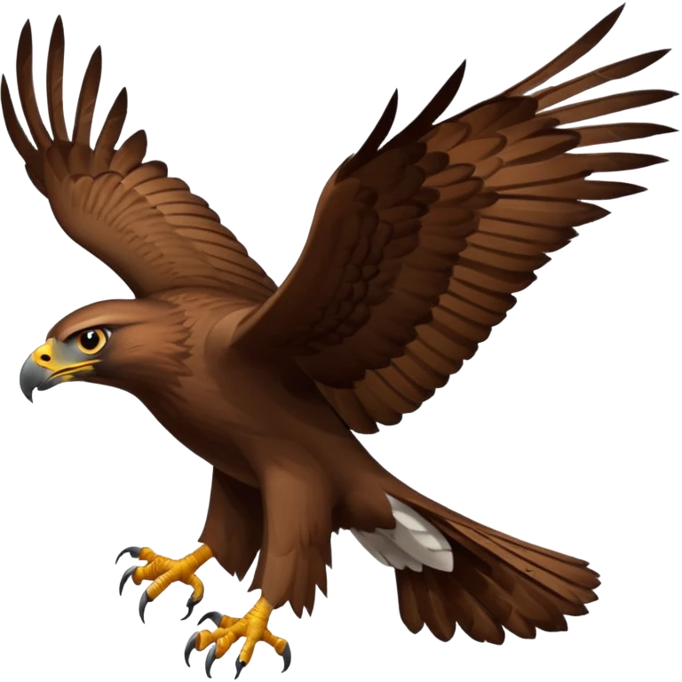a flying hawk emoji