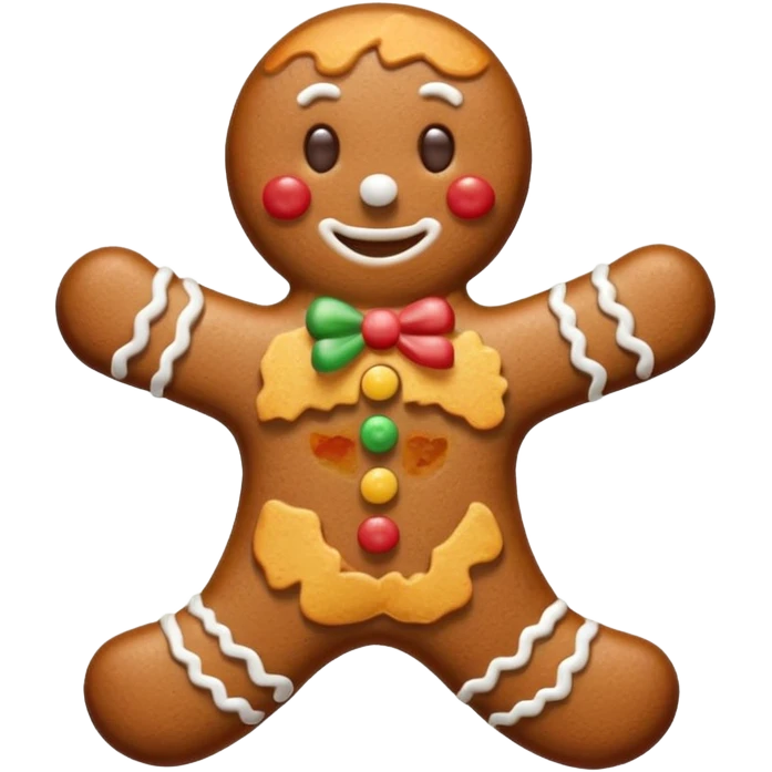 Christmas ginger  man emoji