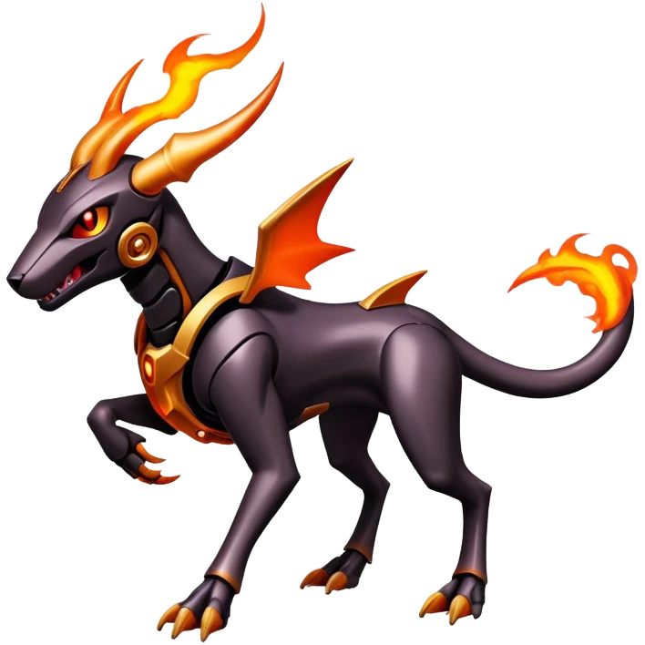 Houndoom-Genesect-Pokémon-Fakémon-hybrid-creature emoji