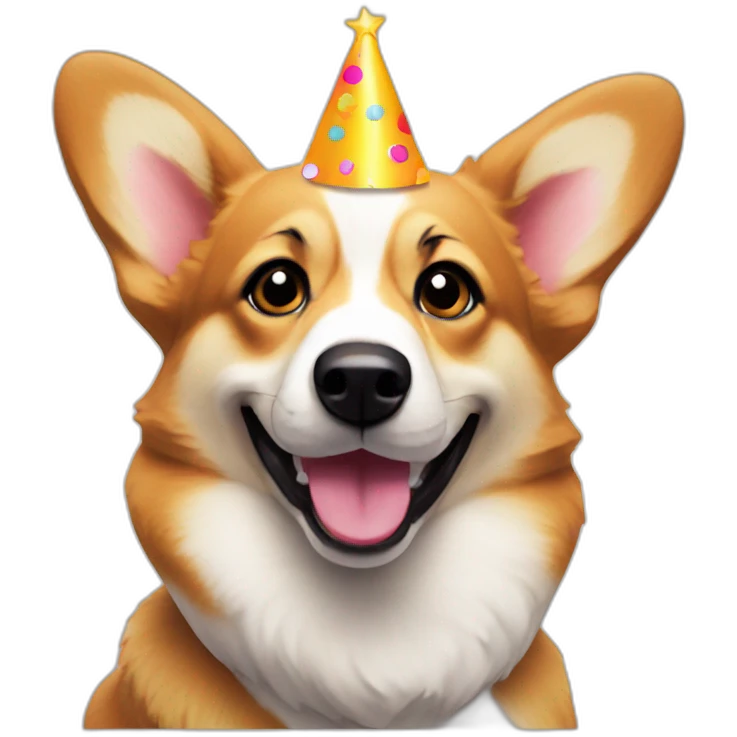 Party Corgi  emoji