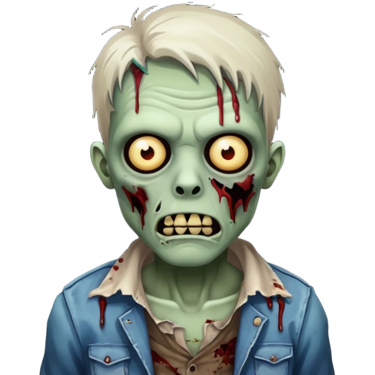 zombie make the background white emoji