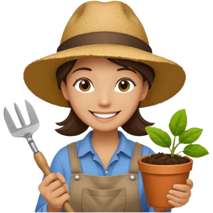 trowel gardening emoji
