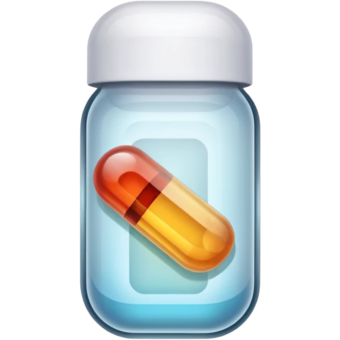 a medicine capsule emoji