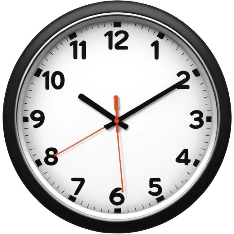 quiero un reloj  de pared 2pm  emoji