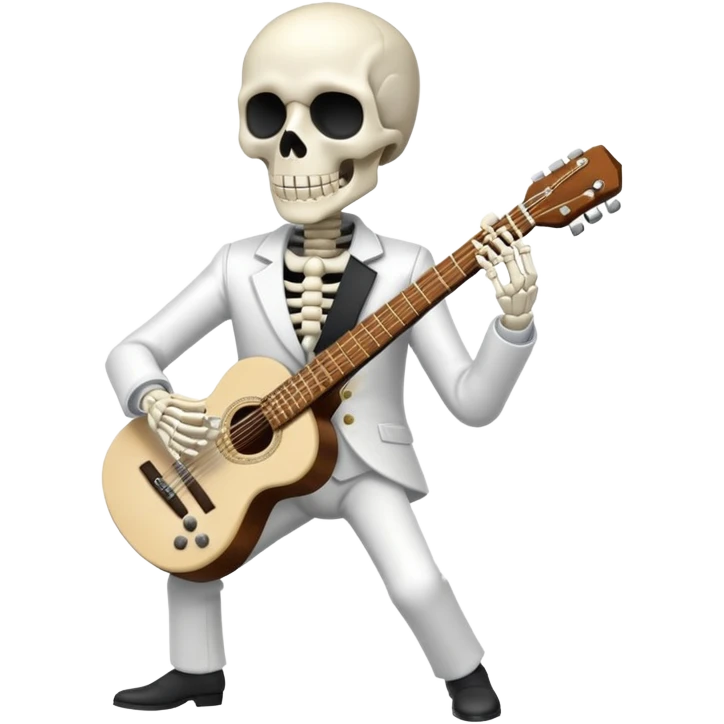 Ernesto de la Cruz skeleton musician emoji