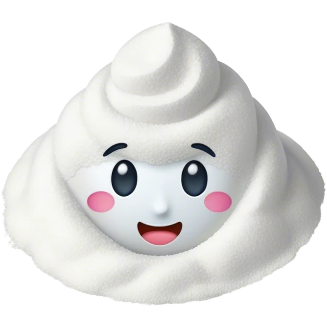 Sugar powder emoji