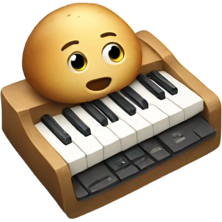 Small keyboard as potato emoji