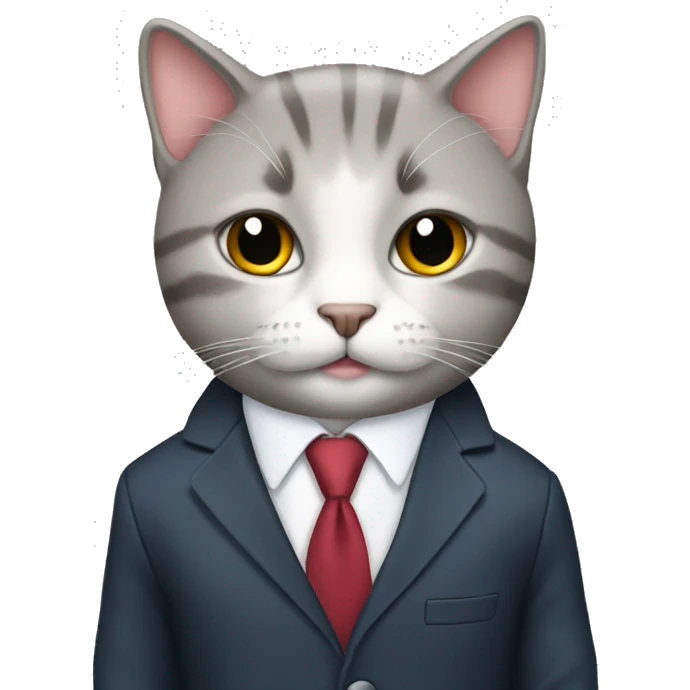 cat in a suit emoji